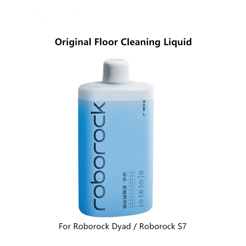 1L Original for Roborock Accessories Floor Cleaning Liquid Suit for Roborock Dyad And Roborock S7,99.9% Antibacterial, Non-toxic