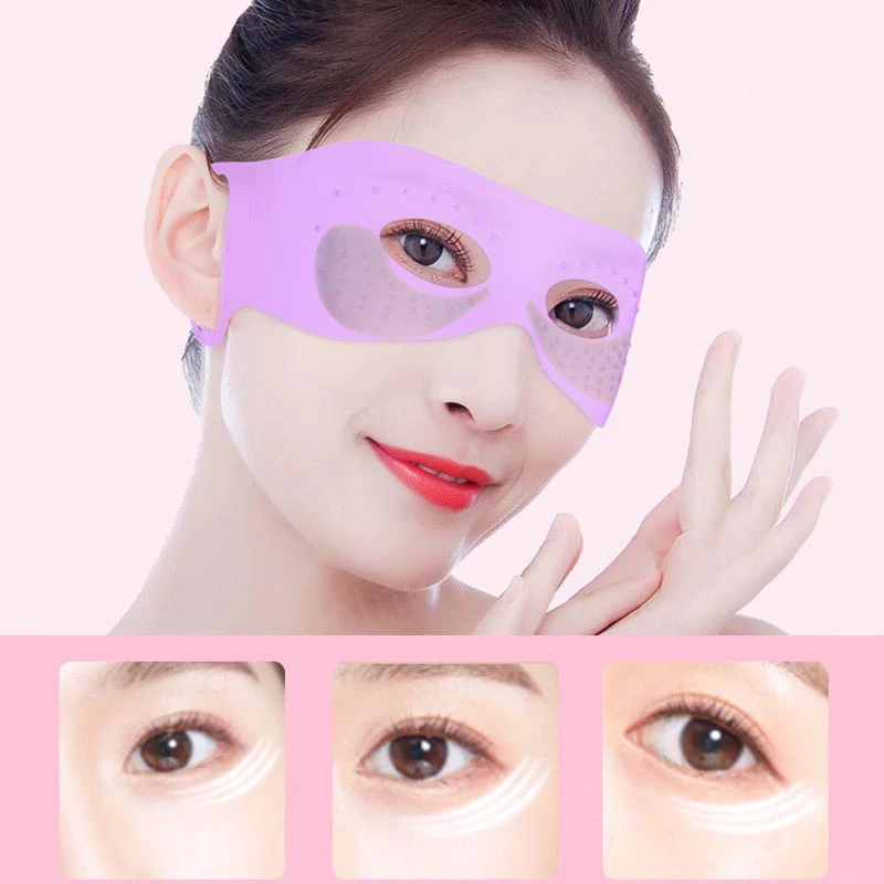 

1PC Reusable Silicone Eyes Mask with Hook Prevent Evaporation Moisturizing Anti Wrinkle Relieve Fatigue Eye Patches for Women