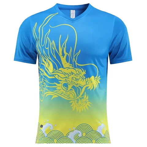 Летняя бестселлерная мужская футболка для настольного тенниса с 3D принтом для занятий спортом на открытом воздухе, фитнесом, быстросохнущая, дышащая, повседневная, уличная, с коротким рукавом