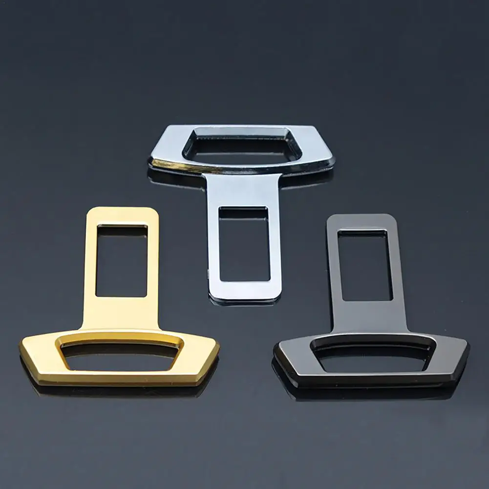 

2pcs Car Safety Belt Buckle Clip Seat Belt Stopper Plug Safety Seat Lock Vehicle Mount Bottle Opener Car Interior Accessories