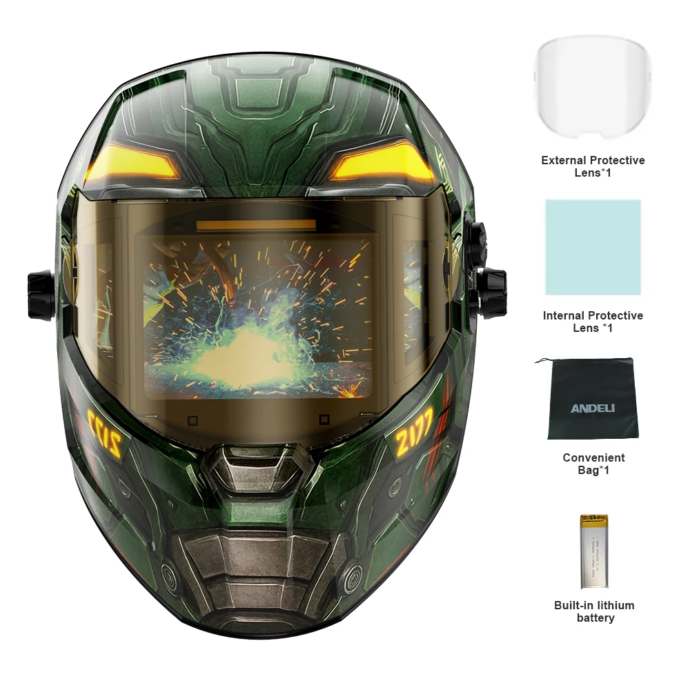 

ANDELI Автоматический сварочный шлем True Color 4