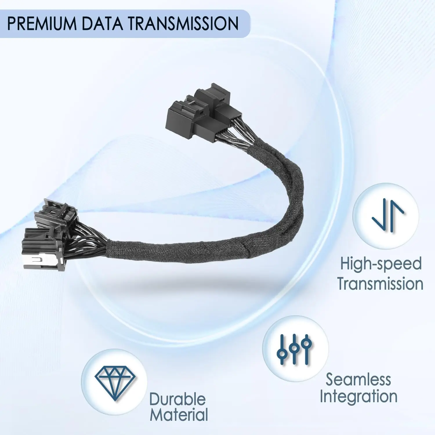 Сменный удлинительный кабель TM SGW подходит для Gladiator 2020-2024/Wrangler 2018-2024/Ram 1500 2019-2024/RAM