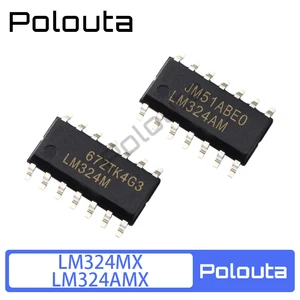 5Pcs LM324MX LM324AMX LM324 SOP14 four-way operational amplifier chip Polouta