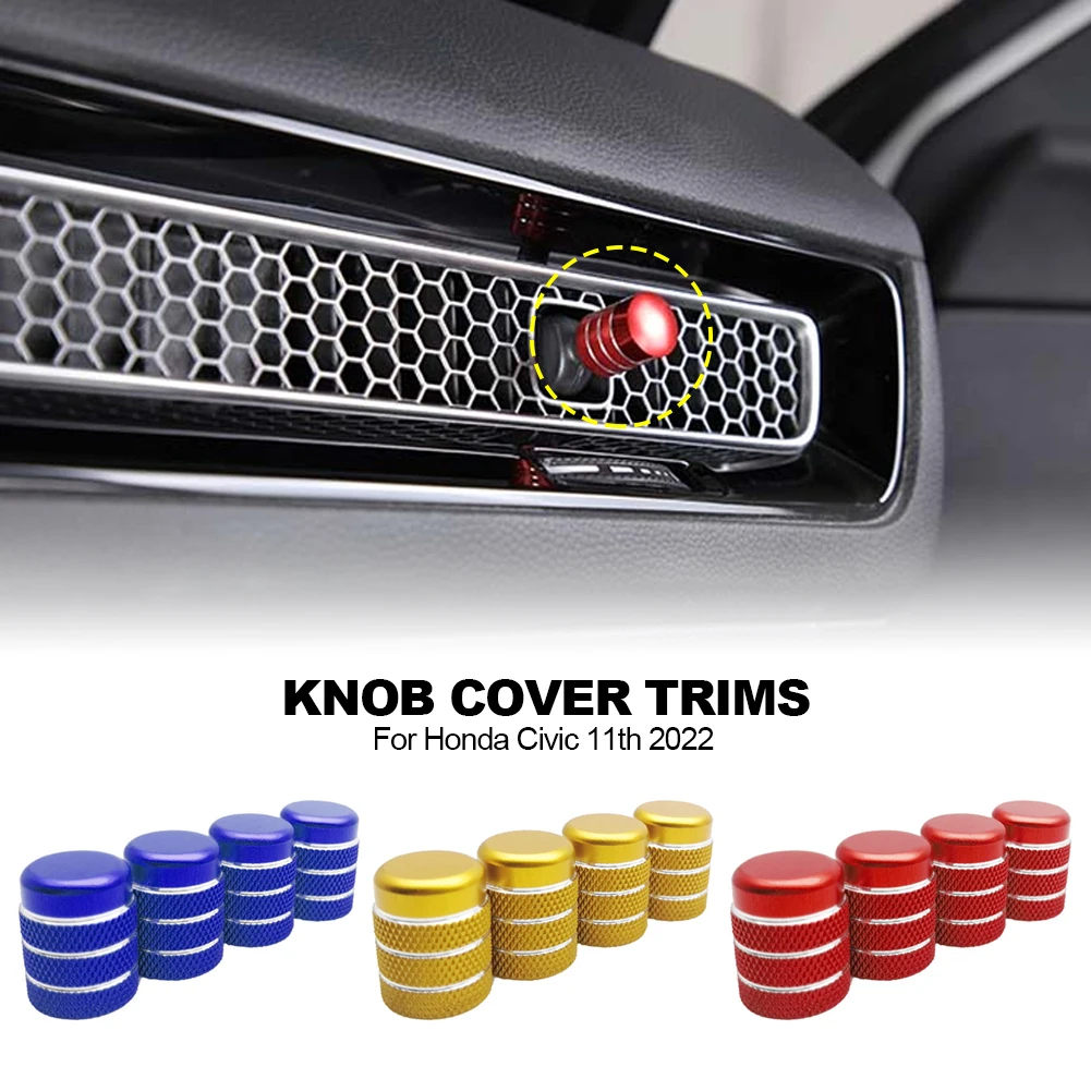 

4 шт., регулятор громкости кондиционера из алюминиевого сплава