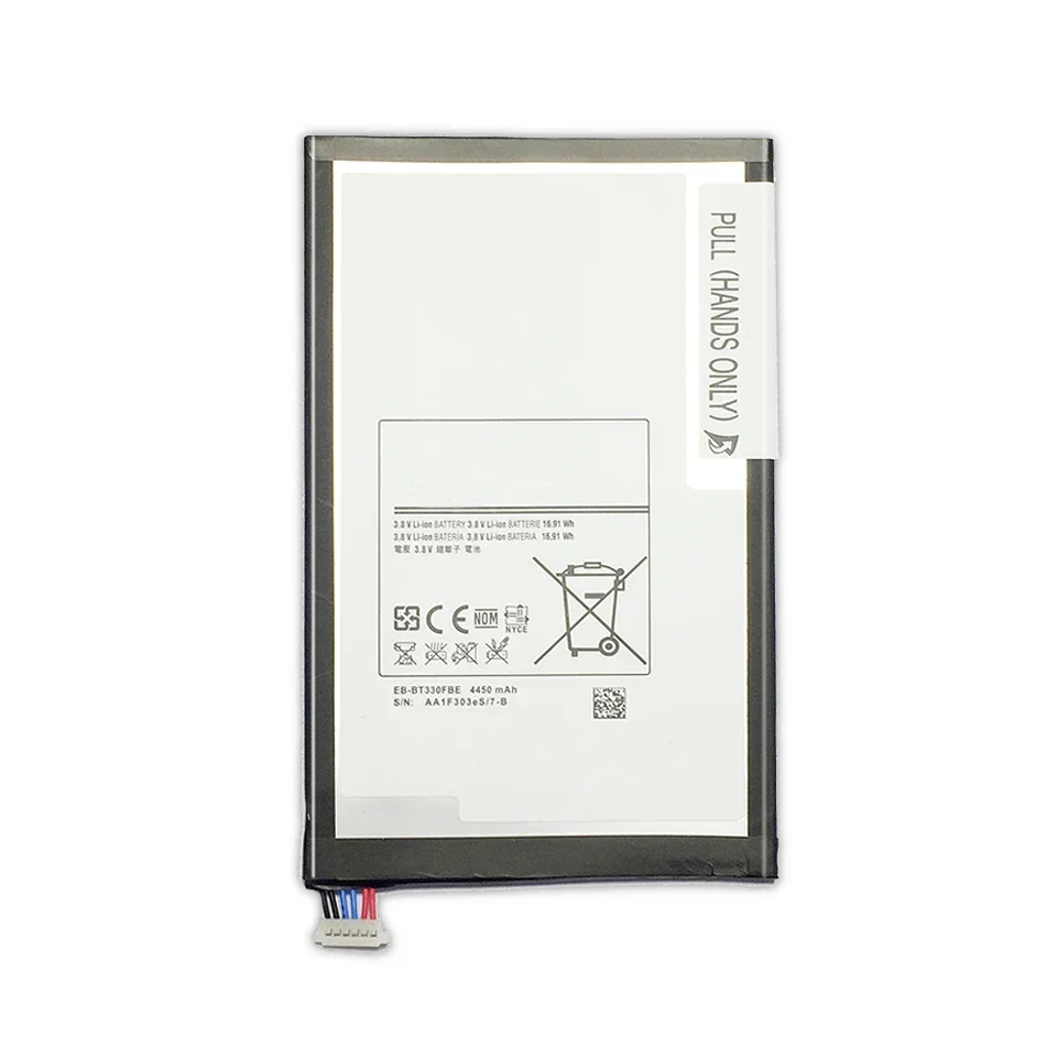EB-BT330FBE Аккумулятор для Samsung Galaxy Tab 4 8 0 T330 T331 T331C T335 SM-T330 SM-T331 SM-T335 4450 мАч Номер