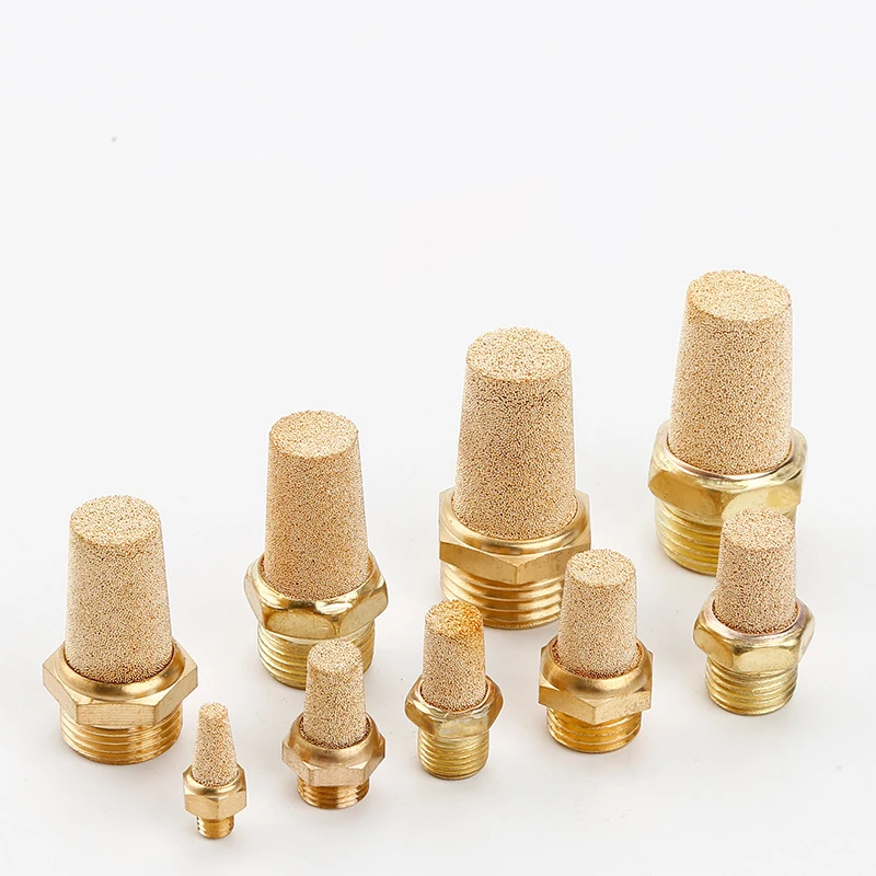 

Глушитель пневматический из нержавеющей стали, с ручным клапаном