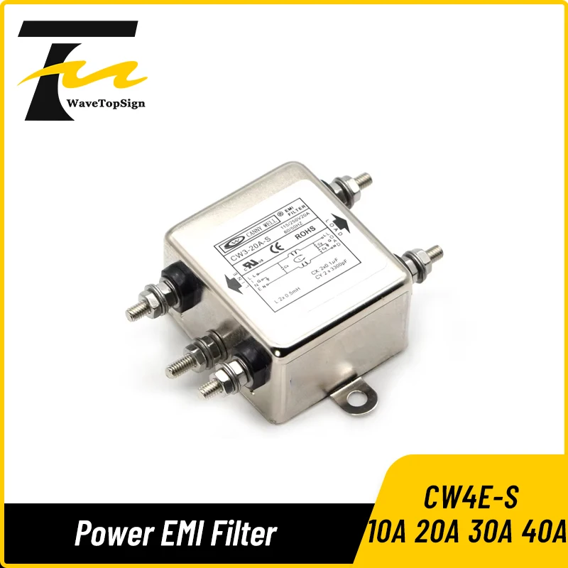 

CANNY WELL Power EMI Filter CW3-6A 10A 20A-S