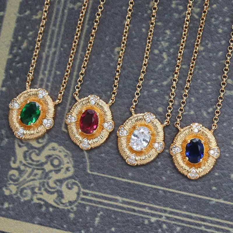 Высококачественное ожерелье ручной работы в стиле ретро с французским вырезом