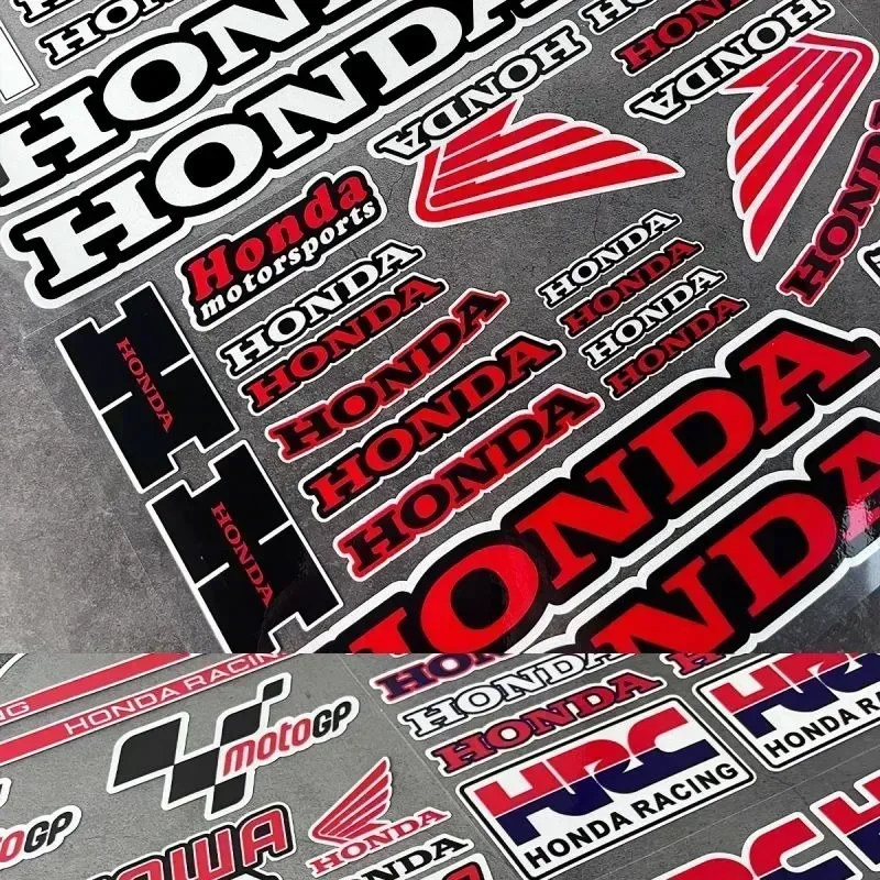 Наклейка на мотоцикл Honda для бокового кузова виниловое украшение автомобильный