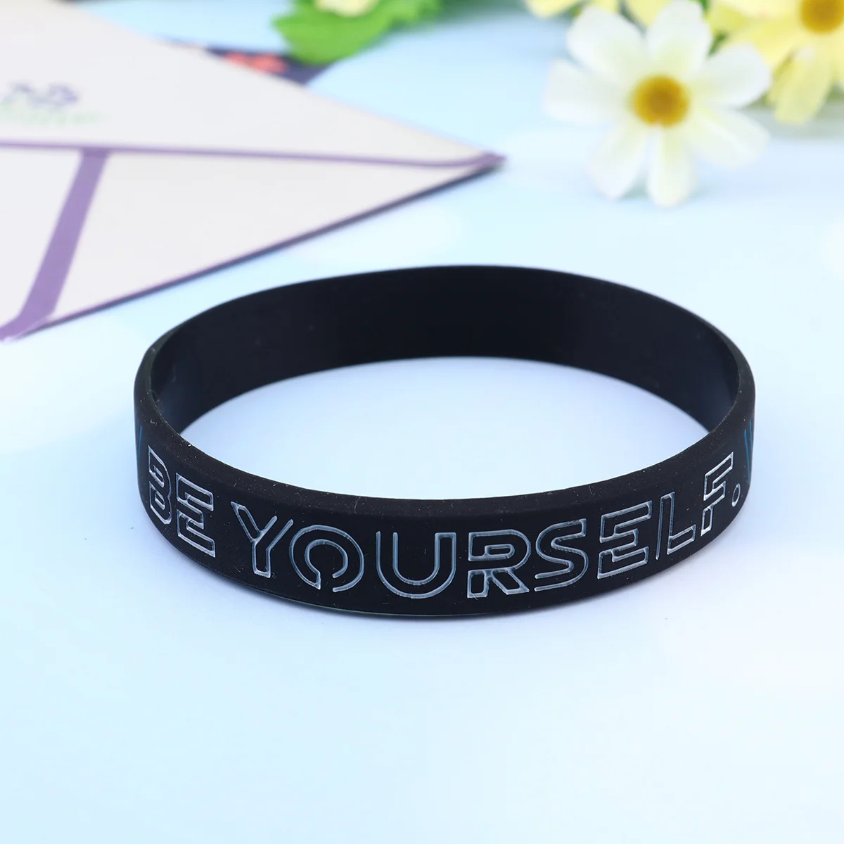 

Мужские браслеты 4 шт., эластичный вдохновляющий браслет на запястье, мужской Мотивационный браслет
