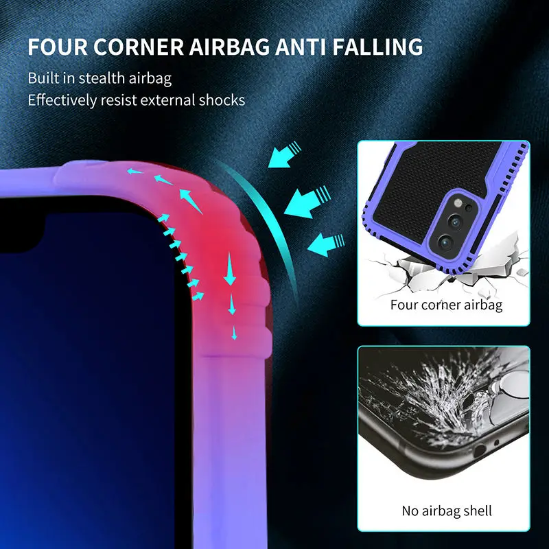 shockproof armor matte case for oneplus 9r nord 2 ce 5g one plus 8t 9 pro soft silicone airbag full protection phone back cover free global shipping