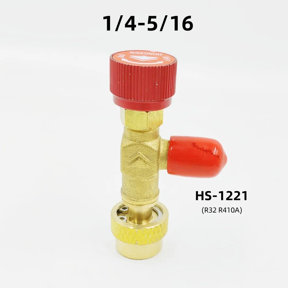 Адаптер-фитинг для заправочного шланга кондиционера R410a R22 с предохранительным клапаном, 14 516 дюймов, с наружнойвнутренней резьбой (art.: 3920dbfbbf6ff) - 3920dbfbbf6ff