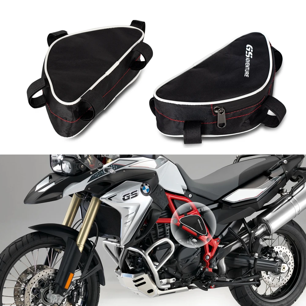 

F800GS F700GS Motorcycle Frame Crash Bars Waterproof Bag for BMW F800GS F700GS Adventure Motor Repair Tool Placement Bag