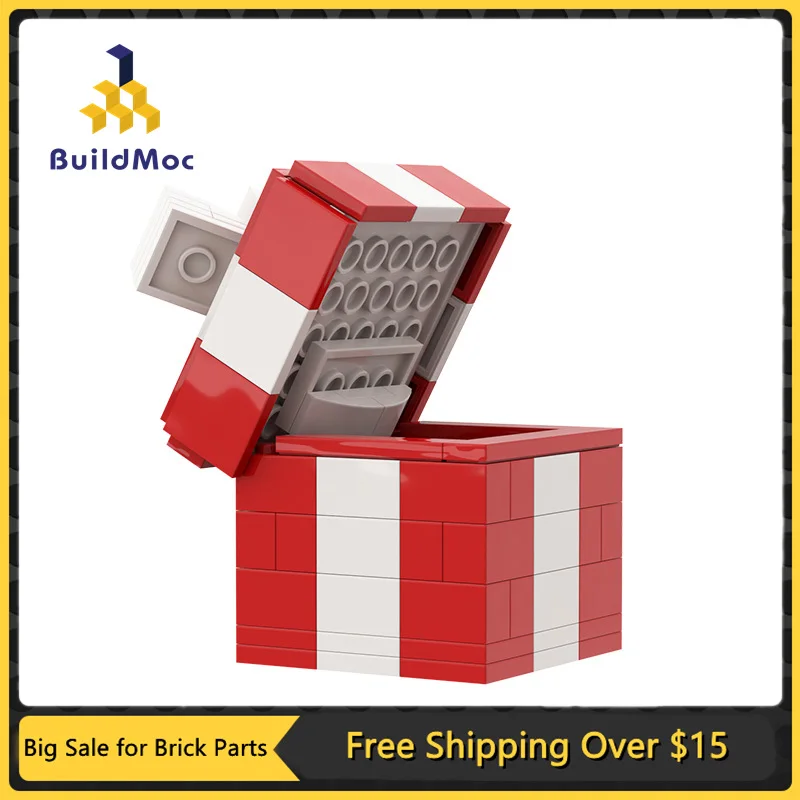 

MOC красивые красочные маленькие подарочные блоки коробка для украшений для девочек украшения для дома DIY Рождество День рождения Детская иг...