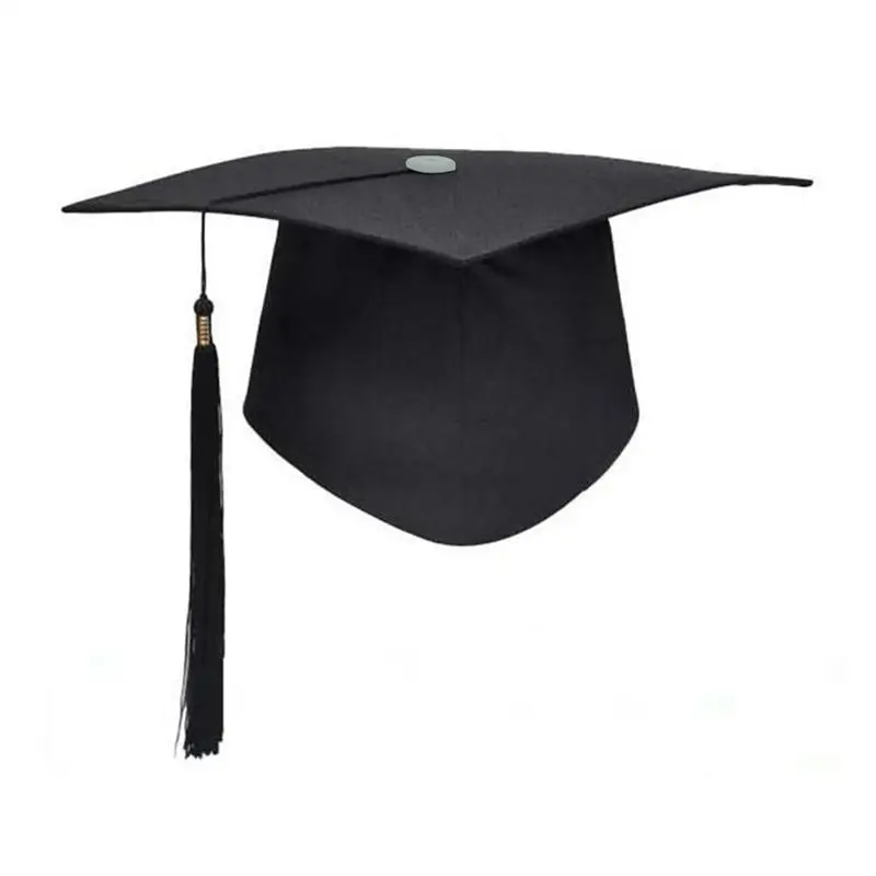 

NEW High Quality Adult Bachelor Graduation Caps With Tassels University Bachelors Master Doctor Academic Hat Mortar Board