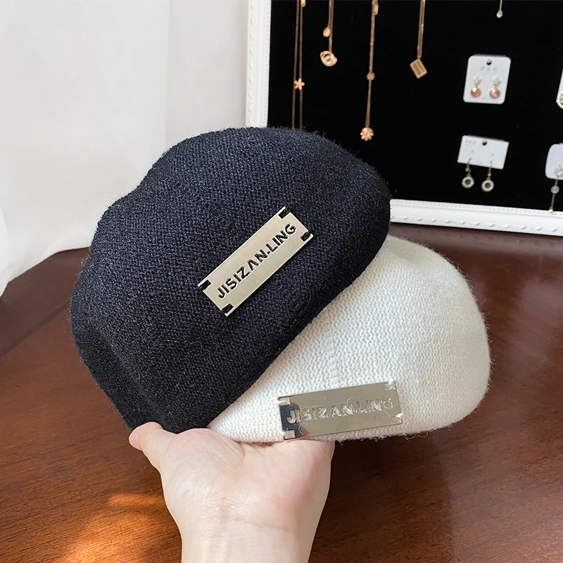 

Модный детский берет осень-зима Корейская версия ретро Универсальные Передние и задние трехмерные передние шапки