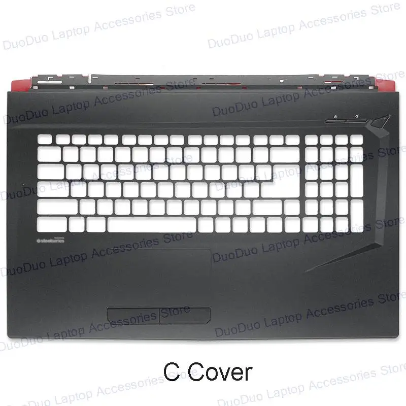 Фото Задняя крышка ЖК-дисплея для ноутбуков MSI GL73 MS-17C5 MS-17C6 MS-17C7 MS-17C8, передняя рамка, палмрест, верхний и нижний корпус, задняя крышка, петли №5