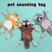 dog cat molar sounding toy pet dog chewing cotton rope doll small medium sized dog sounding paper toy kitten puppy toys supplies