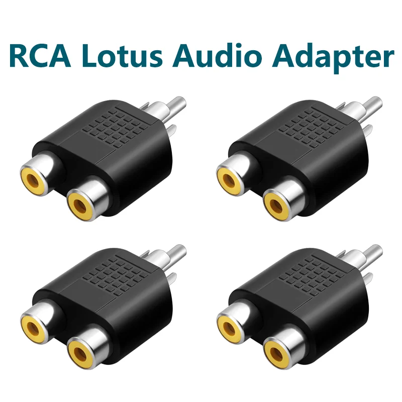 5 шт. RCAY сплиттер AV Аудио Видео разъем преобразователь адаптер Комплект 1 штекер