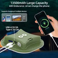 Светодиодный аккумуляторный фонарик с Bluetooth, 13500 мАч, 80 Вт ㅤㅤㅤ#5