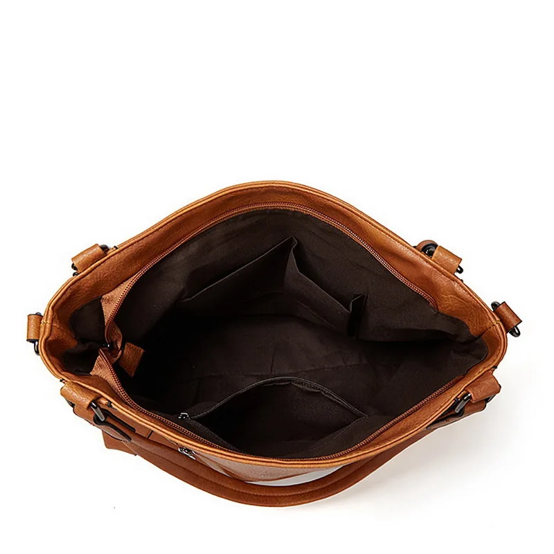 Diinovivo Autumn Winter Women's Handbags 2022 Trend Soft PU Leather Shoulder Bag Female Big Shopping Crossbody Bag Tote WHDV2202