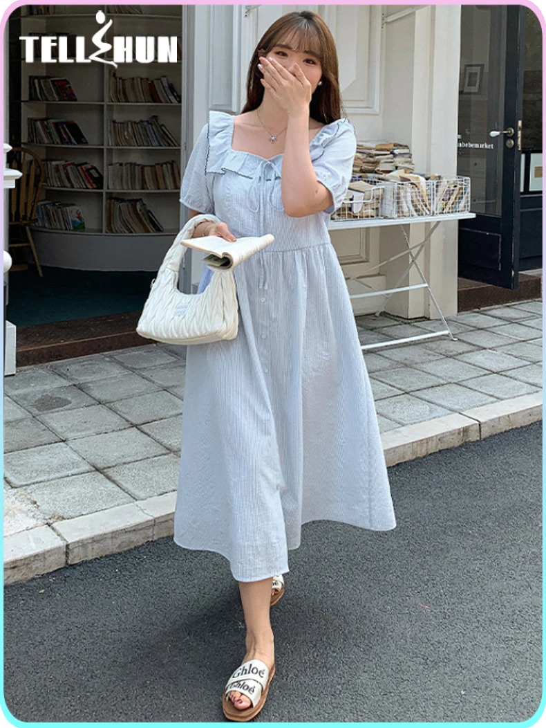 Полосатые простые и элегантные женские полные Длинные Сексуальные вечерние