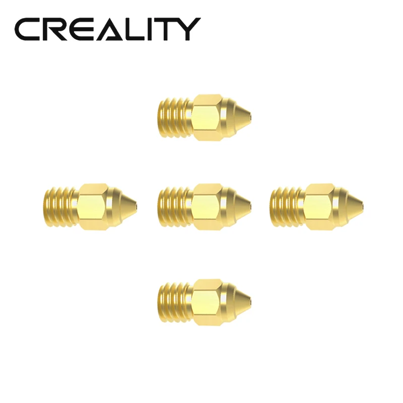 

Комплект сопла Creality MK-ST 0,25 мм 0,6 мм X2 0,8 мм 5/6 мм 5 шт./компл. для Ender3 // серии CR6/10 серии Sermoon D1 Sermoon V1