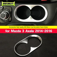 for mazda 3 axela 2014 2015 2016 high quality car decoration sequins central cup holder decorative frame car styling