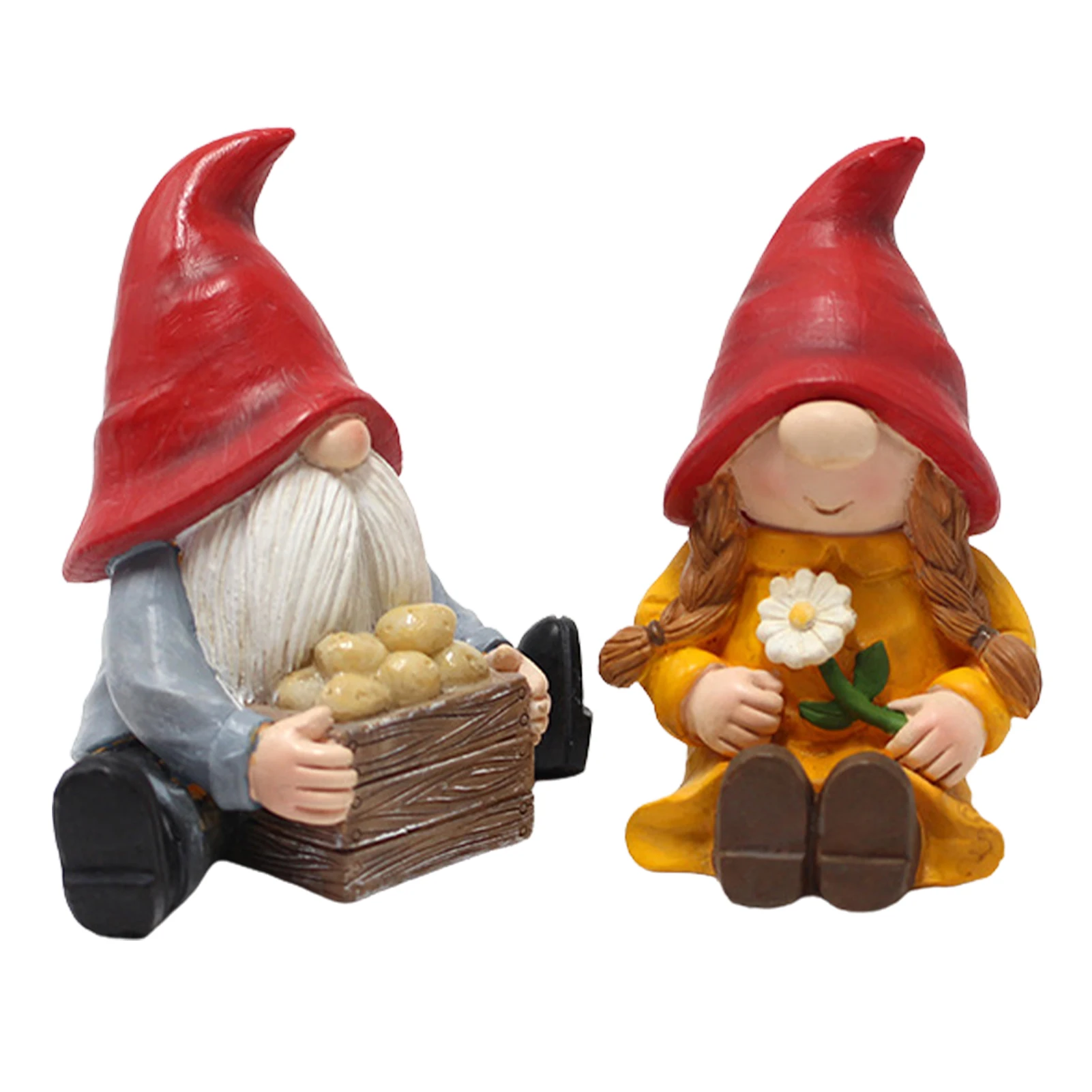 

Creative Couple Gnome Garden Statues Outdoor Gardening Dwarf Ornaments Funny Home Decor Gnomes Sculptures