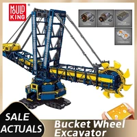 mould king high tech building blocks remote control truck the bucket wheel excavator bricks toys for kids birthday gifts