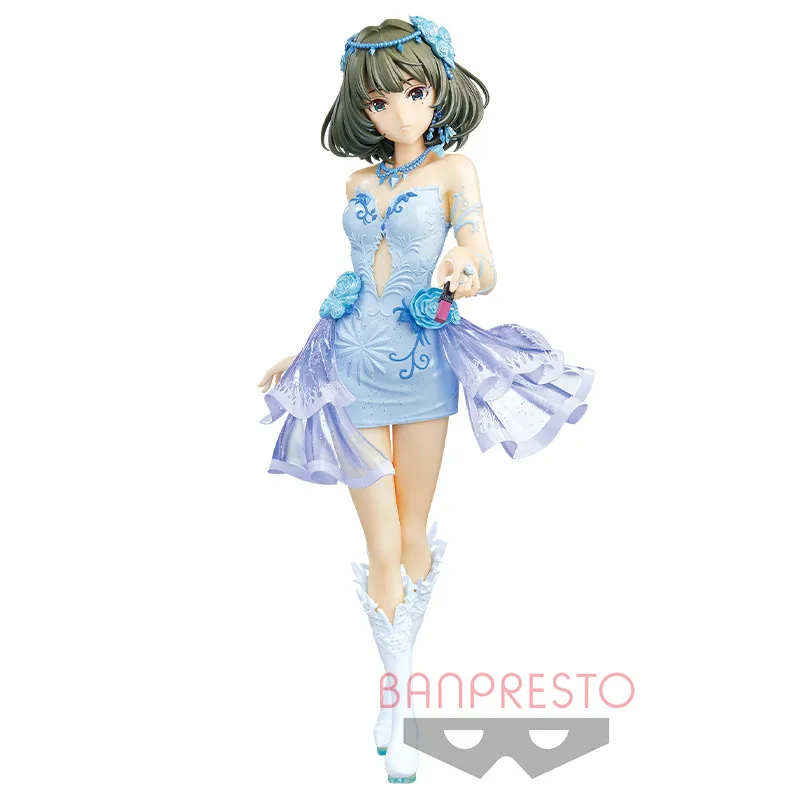 

Original Banpresto THE IDOLMASTER Cinderella Girls Takagaki Kaede Dressy and Snow Makeup PVC Action Figure Doll Toys Model