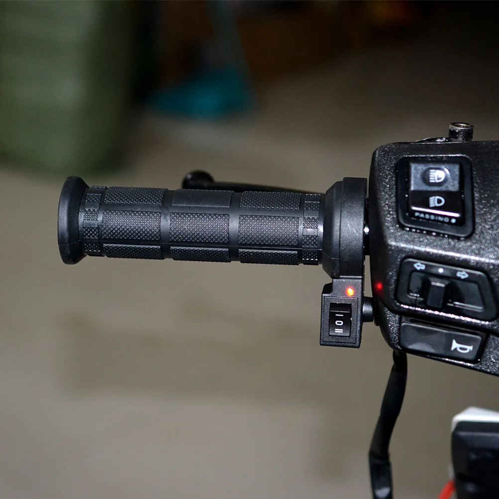 Безопасные мотоциклетные ручки с подогревом руль из ПВХ дроссельная заслонка