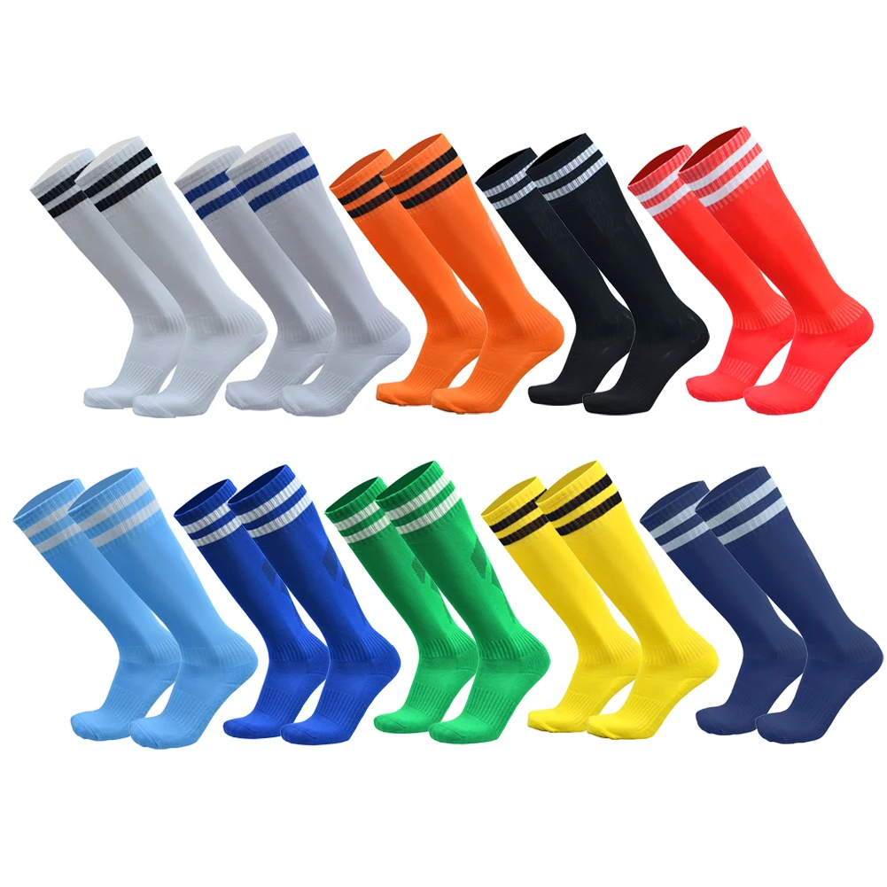 

Outdoor Sports Soccer Thickened Towel Bottom Long Socks Adult Women Men Basketball Baseball Football Running Knee Length Socks