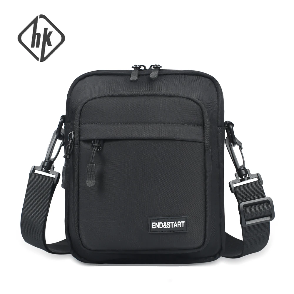 HcanKcan Cross Bag Men Waterproof Casual Japanese Style Crossbody Messenger Shoulder Bag Male For Work Sport Travel