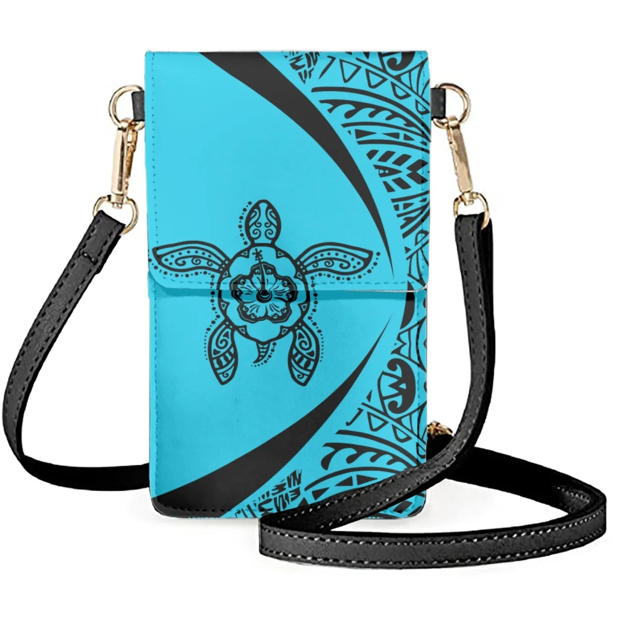 

Женская кожаная Водонепроницаемая портативная Фотосумка с изображением черепахи из Полинезии