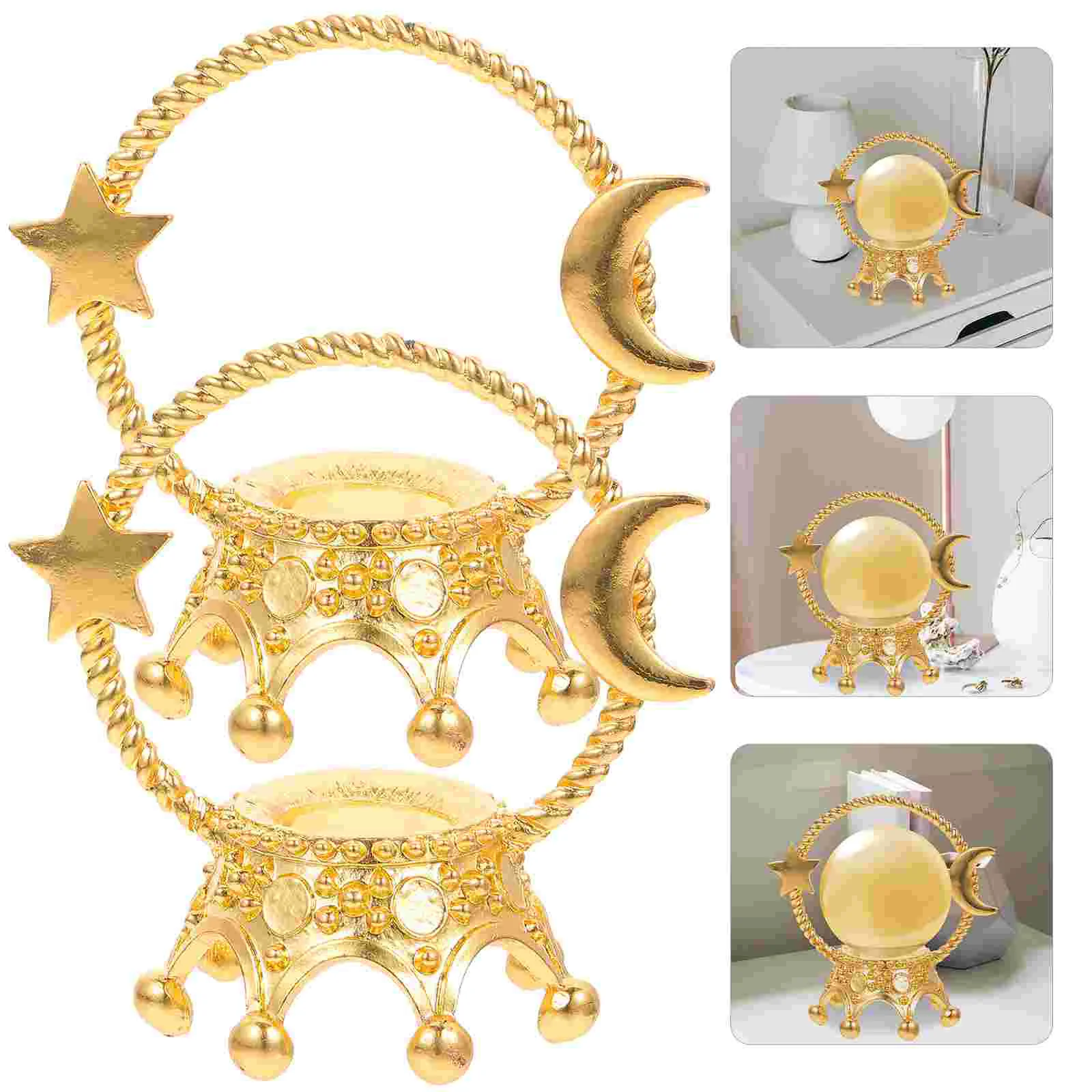 

Stand Crystal Holder Display Sphere Base Globe Egg Pedestal Gemstone Stonemetal Stands Rack Reiki Meditation Ballsjade Glass