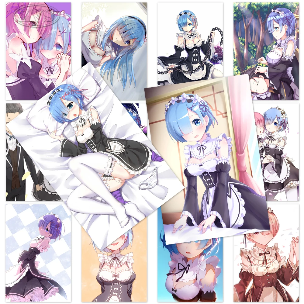 

Hd Prints Rem Ram Picture Wall Art Modular Painting Japanese Anime Poster Re:Zero Canvas Living Room Home Decor Christmas Gift