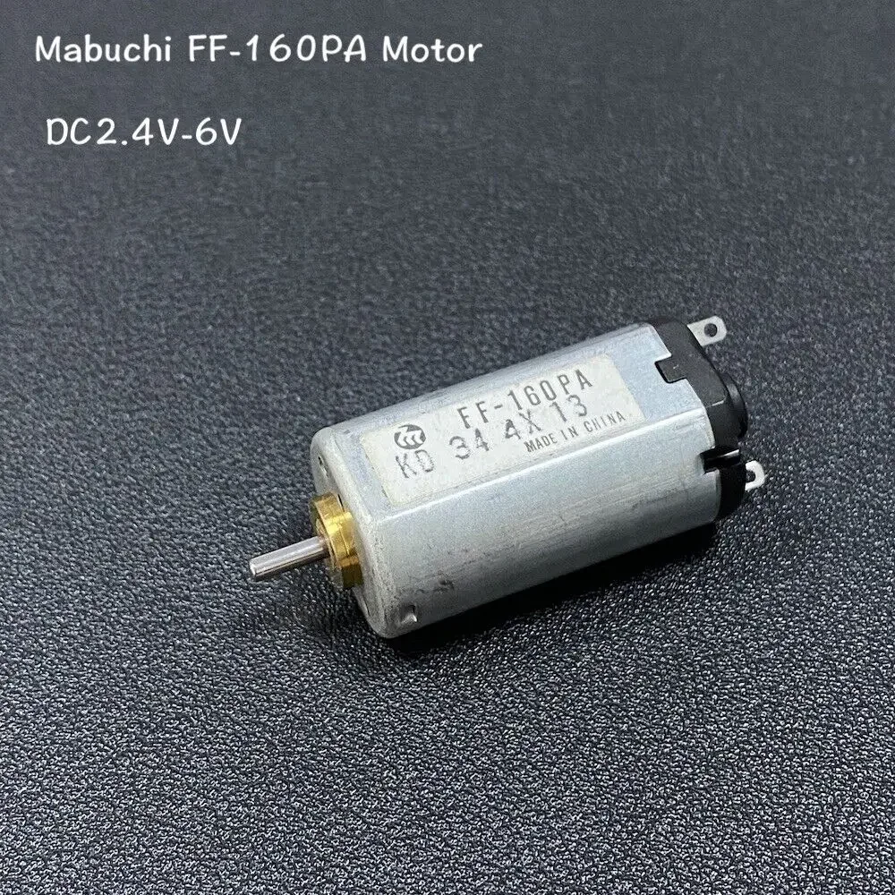 MABUCHI FF-160PA Мини-электрический двигатель шпинделя постоянного тока 2 4 В 3 6 12600 об/мин
