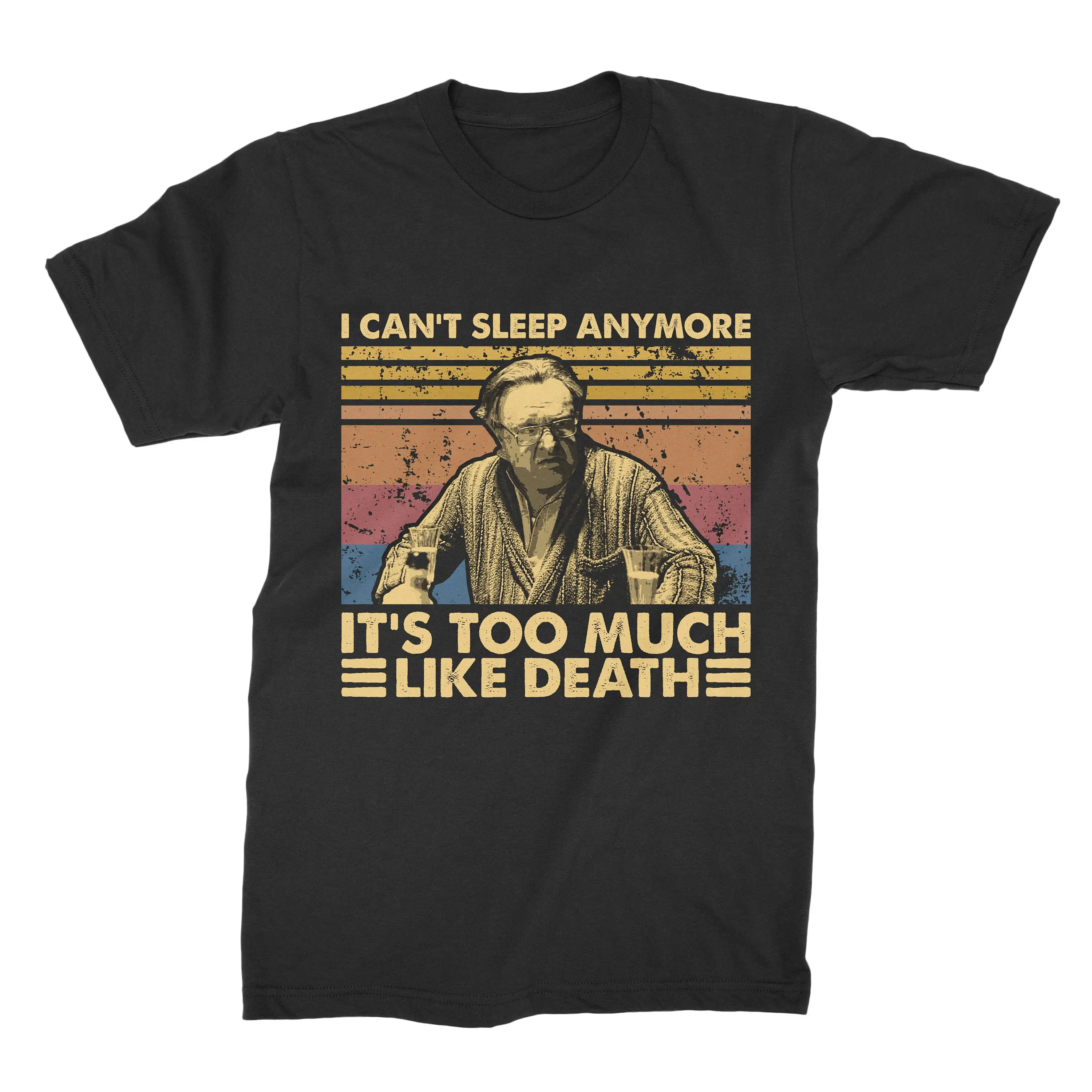 Я больше не могу спать это похоже на винтажную футболку Death