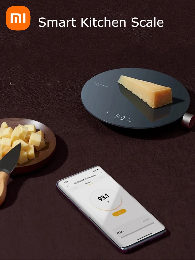 

Xiaomi Smart Kitchen Scale APP Electronic Mini Scale Measure LED Digital Display Baking Cooking Weight Loss Kichen Accessories