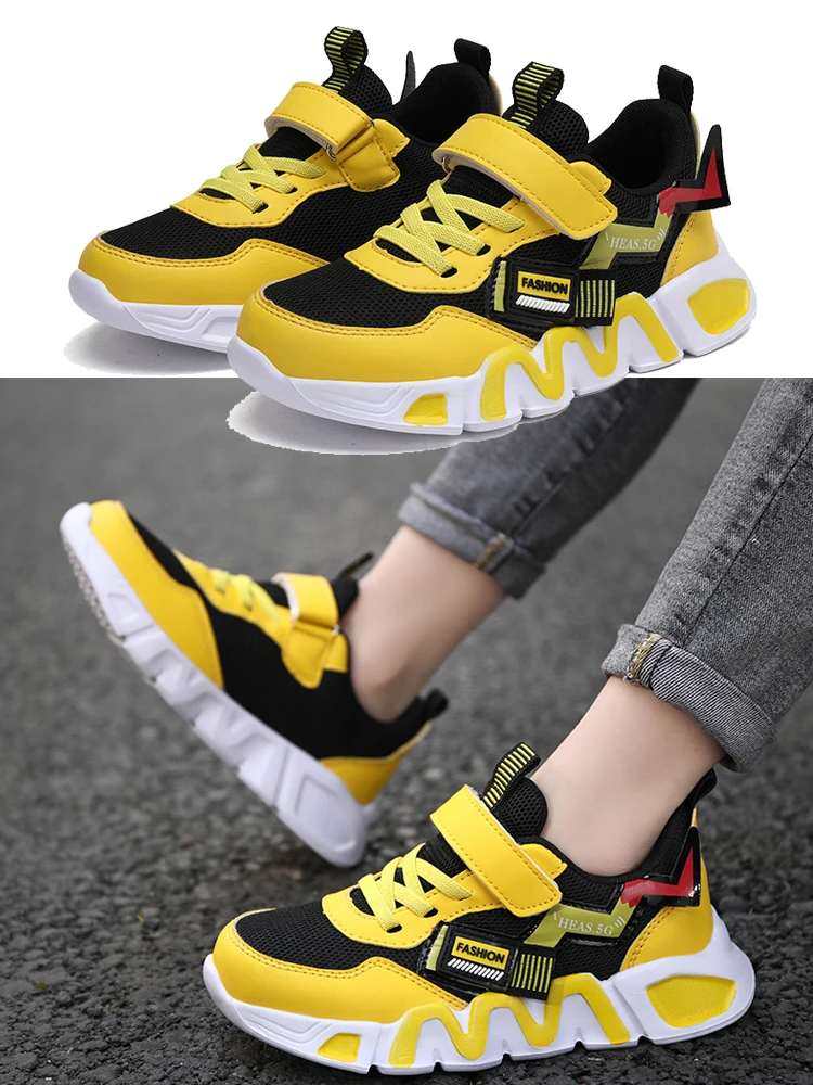 

Детские кроссовки Pokemon обувь Pikachu с носками для девочек и мальчиков, Повседневная дышащая спортивная обувь для бега в Интернете, Модная студенческая теннисная обувь