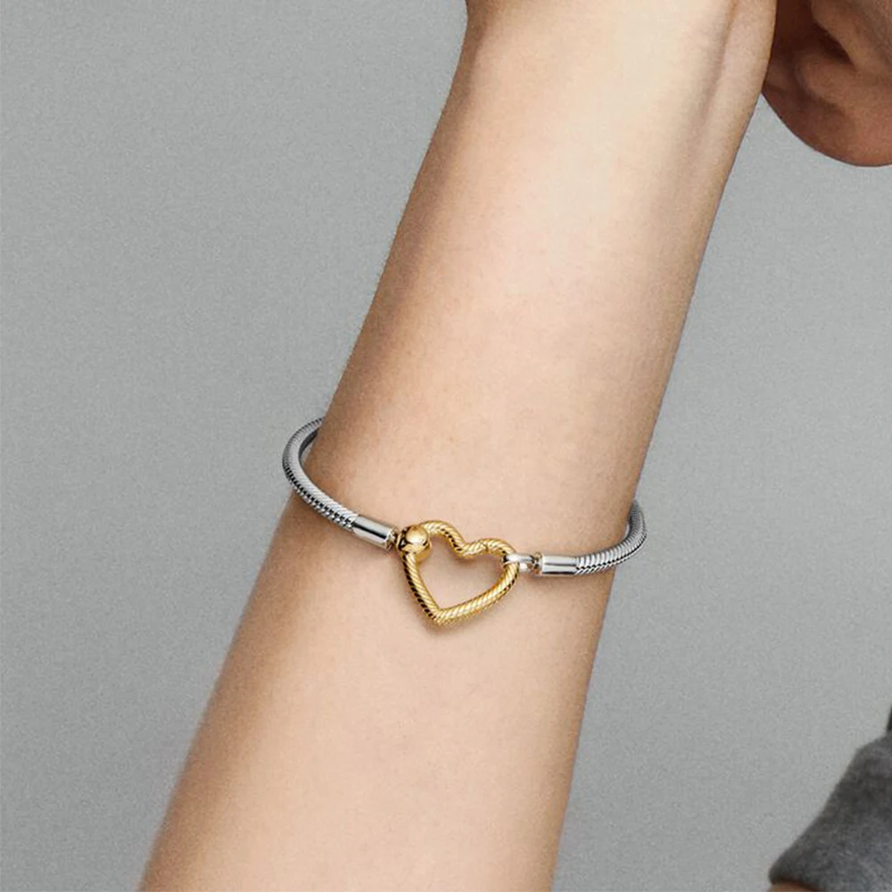 Коллекция браслетов PANDORA times цепочка из змеиных костей подходят для оригинальных