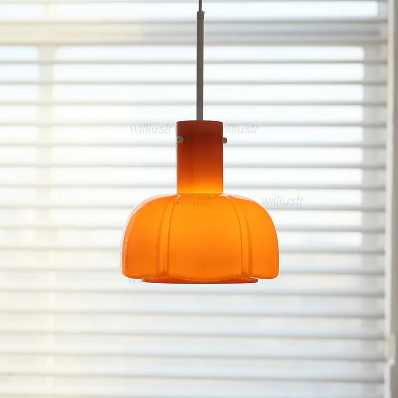 Кремовый стеклянный подвесной светильник лампа в виде цветочных бутонов для