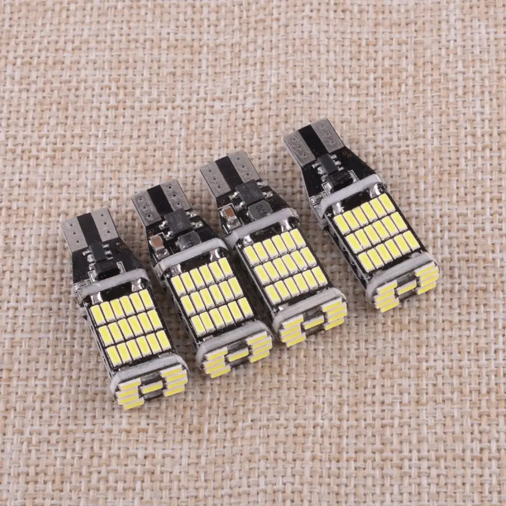 

4 шт. 12 В Автомобильная белая 921 светодиодсветодиодный лампа задсветильник хода 45 x 4014-SMD подходит для Dodge Durango 2014 2015 2016 2017 2018 2019 2020