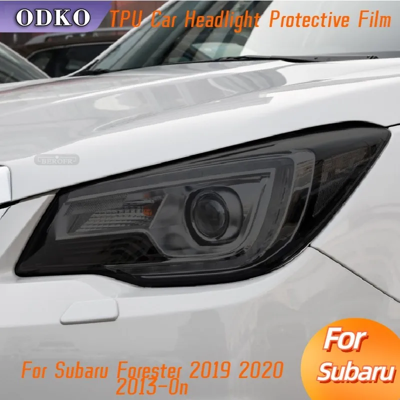 Для Subaru Forester 2019 2020 2013-On Защитная затеняющая пленка для автомобильной фары