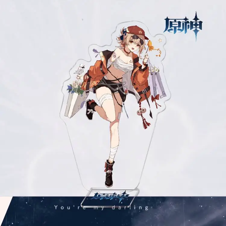 2024 аниме Genshin Impact Shenhe Yanfei Kuki Shinobu Klee Noelle сексуальная серия акриловая