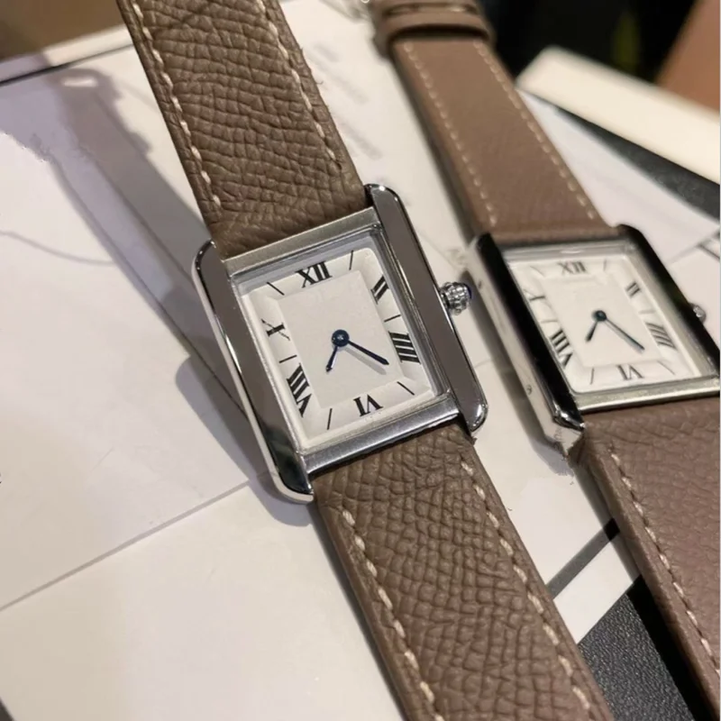 

Quartz Women Watch Luxury Brand TANK Fashion Classics Women Waterproof Ladies Wristwatches