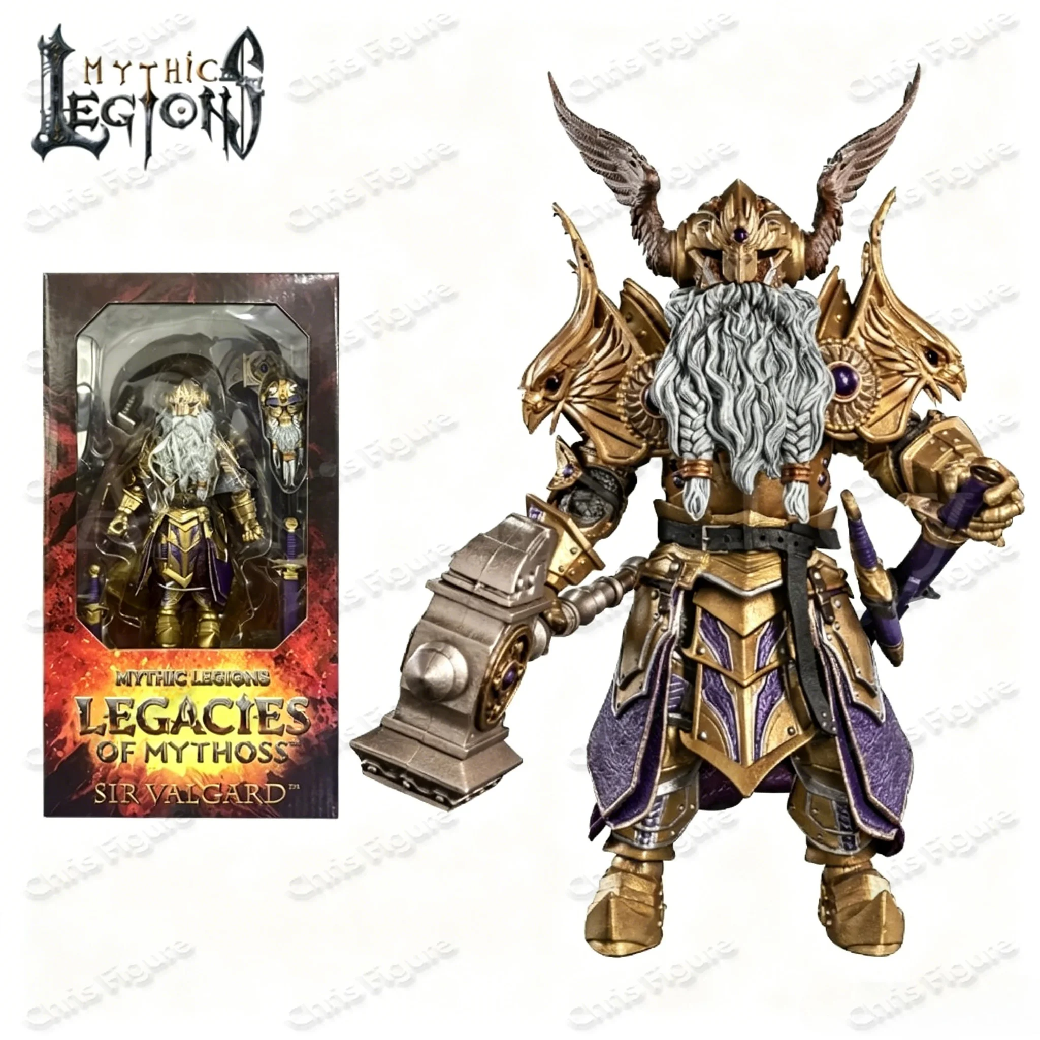 Фото В наличии: Фигурка Four Horsemen Mythical Legion 1/12, эксклюзивная онлайн-версия LegionsCon 2025, Воин Сэр Чурель Вальгард №1
