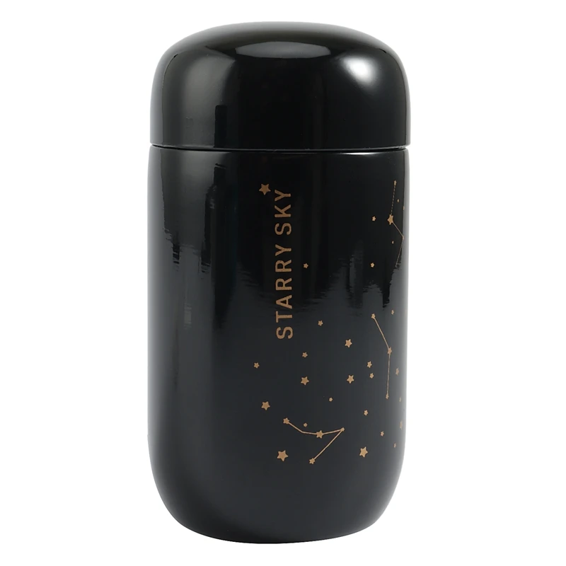 

200 мл бутылка для воды Thermoses Starry Sky, термовакуумная чашка для горячего и холодного напитка для мальчиков и девочек
