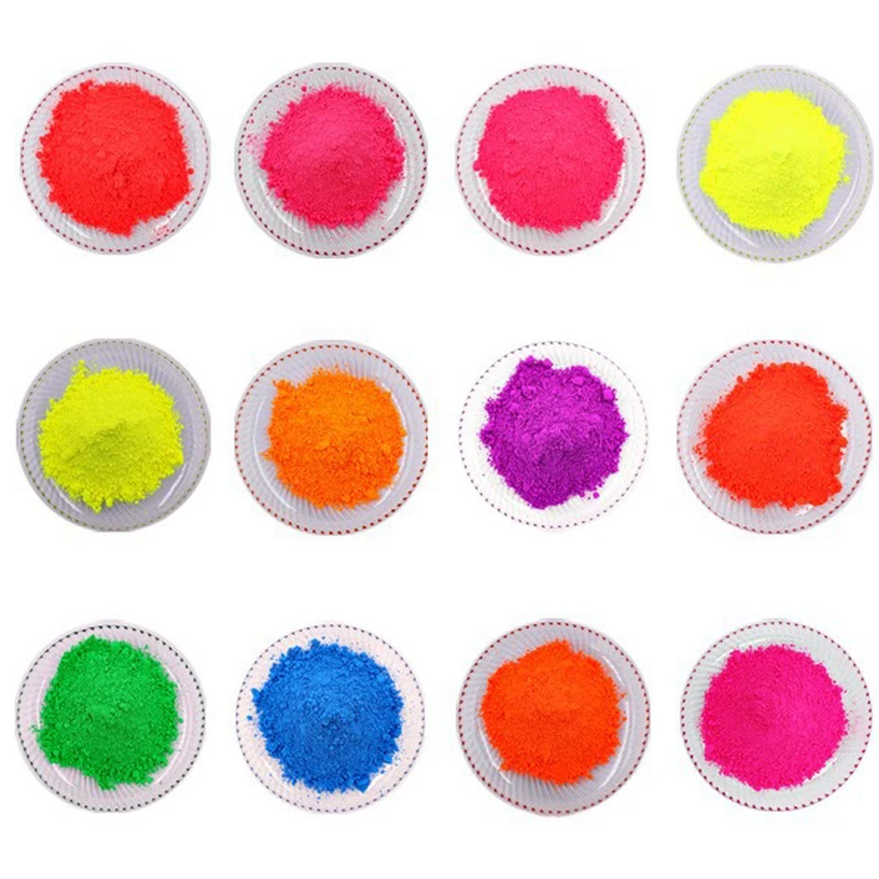 10 г Яркий светящийся порошок 12 цветов долговечный сверхъяркий ультратонкий